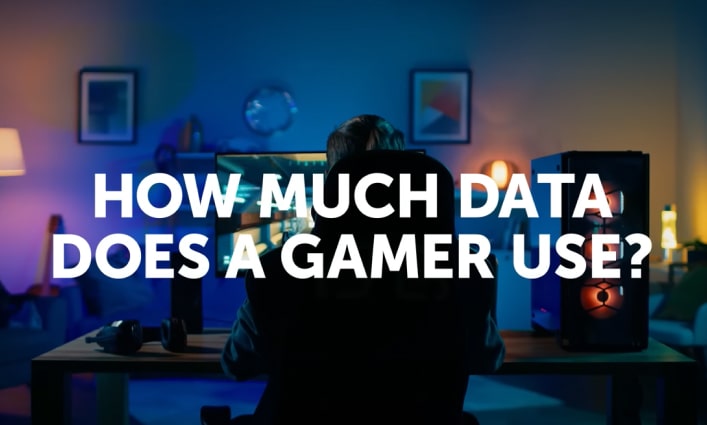 How much data does a gamer use?