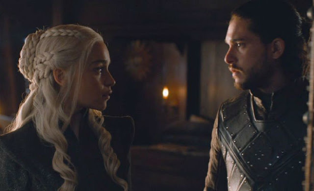 Jon Snow and Daenerys Targaryen 