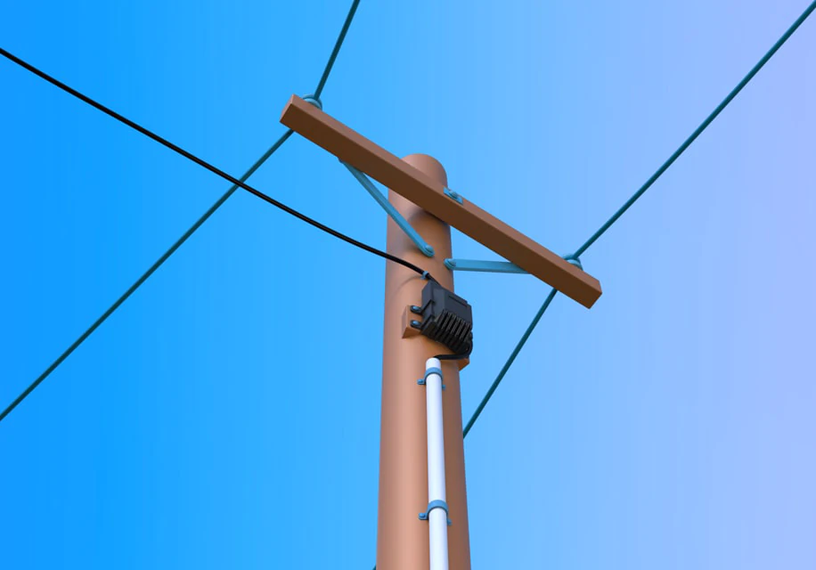 Old Style power pole